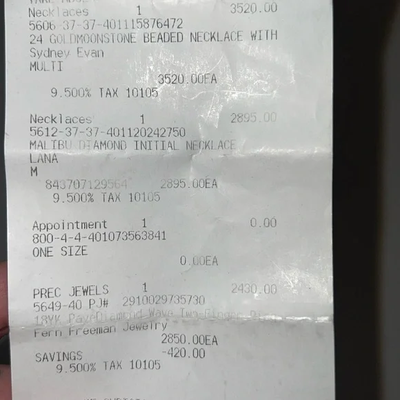 💎NWT LANA MALIBU INITIAL NECKLACE “M” 14 K GOLD & DIAMOND - Picture 10 of 17